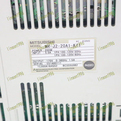 Used Mitsubishi AC Servo Driver MRJ220A1K11 - MITSUBISHI [2]