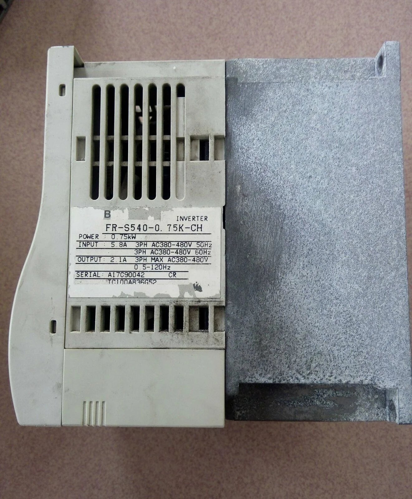 Used Mitsubishi FR-S540-0.75K-CH Inverter S500 0.75KW 380V Tested - MITSUBISHI [1]