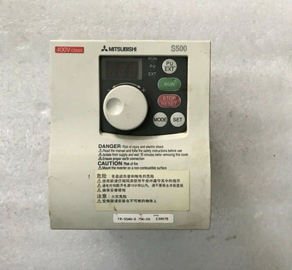 Used Mitsubishi FR-S540-0.75K-CH Inverter S500 0.75KW 380V Tested - MITSUBISHI [2]