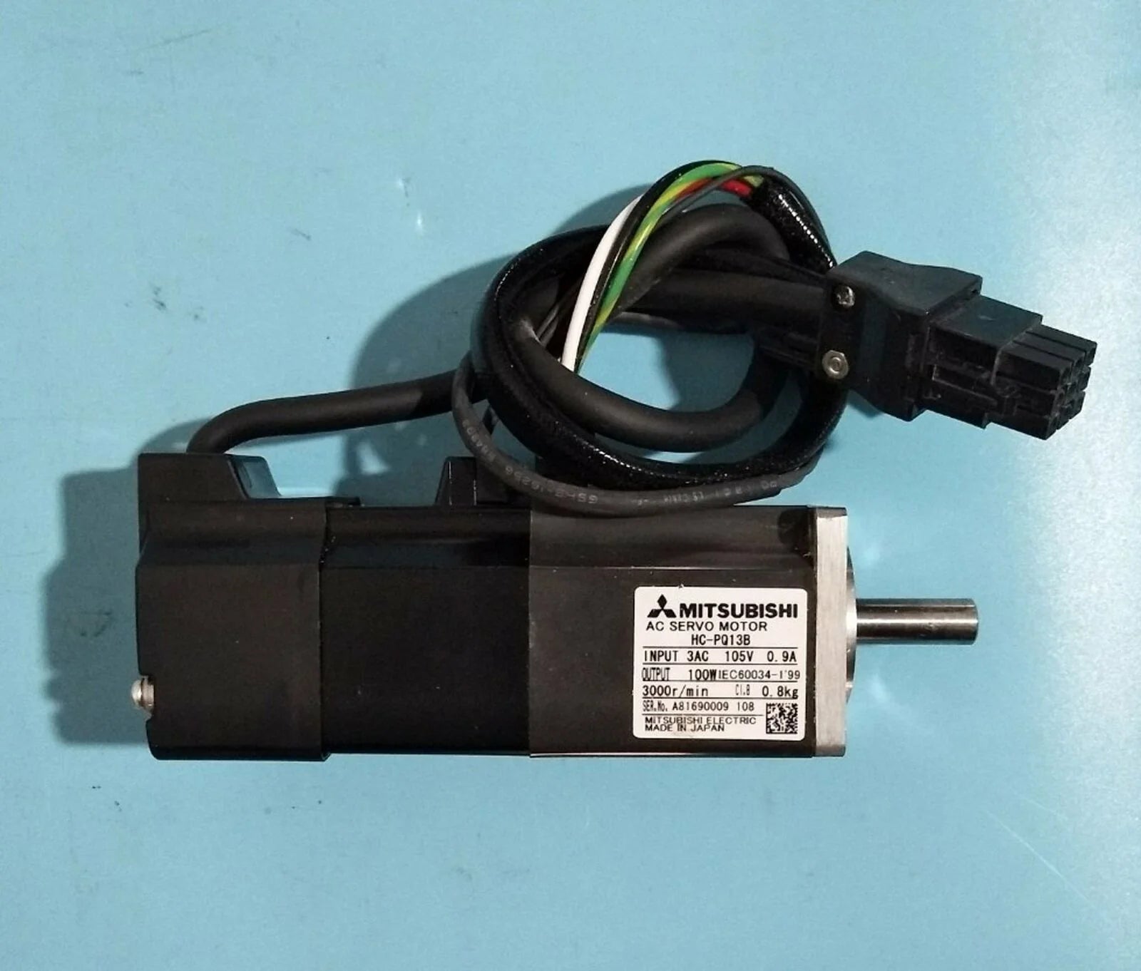 Used Mitsubishi Servo Motor HCPQ13B In Good Condition - MITSUBISHI [1]