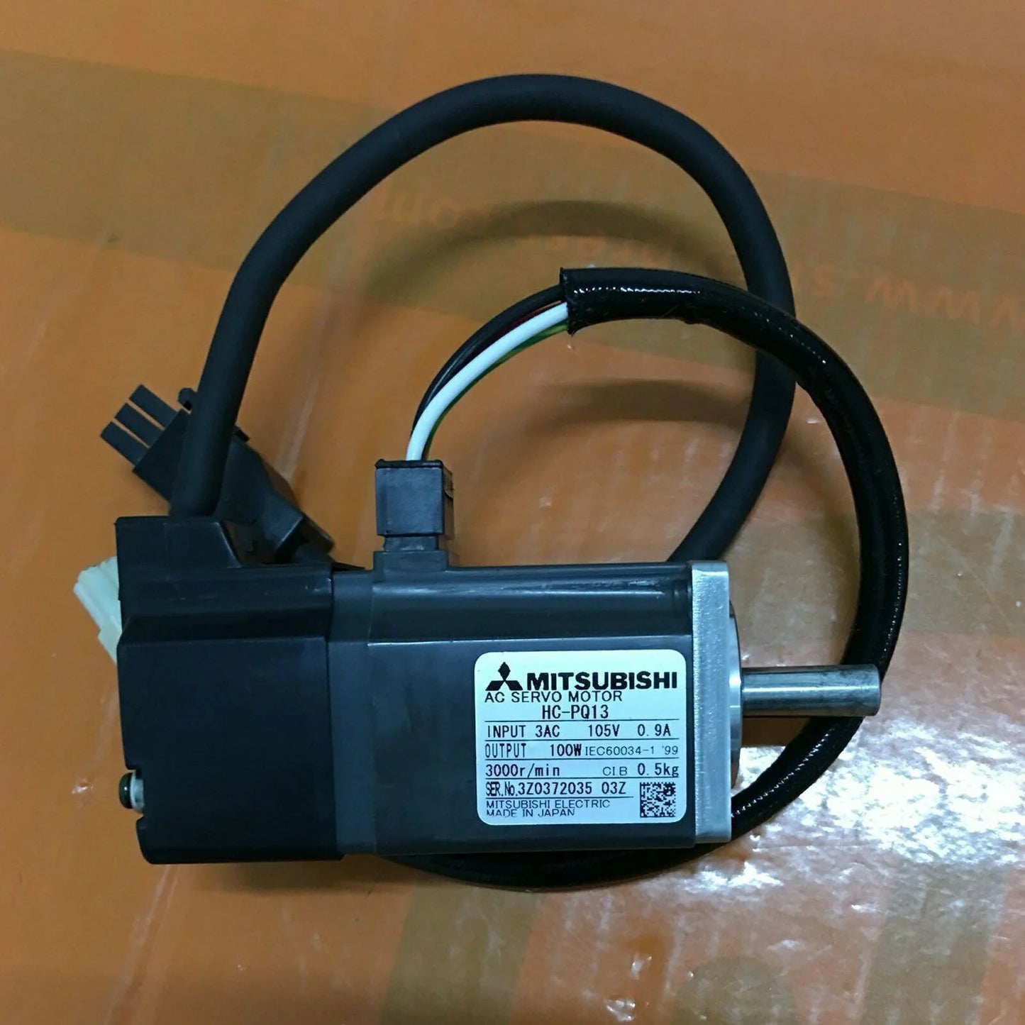 Used ONE HC-PQ13 AC Servo Motor - Mitsubishi Fully Tested - MITSUBISHI [1]
