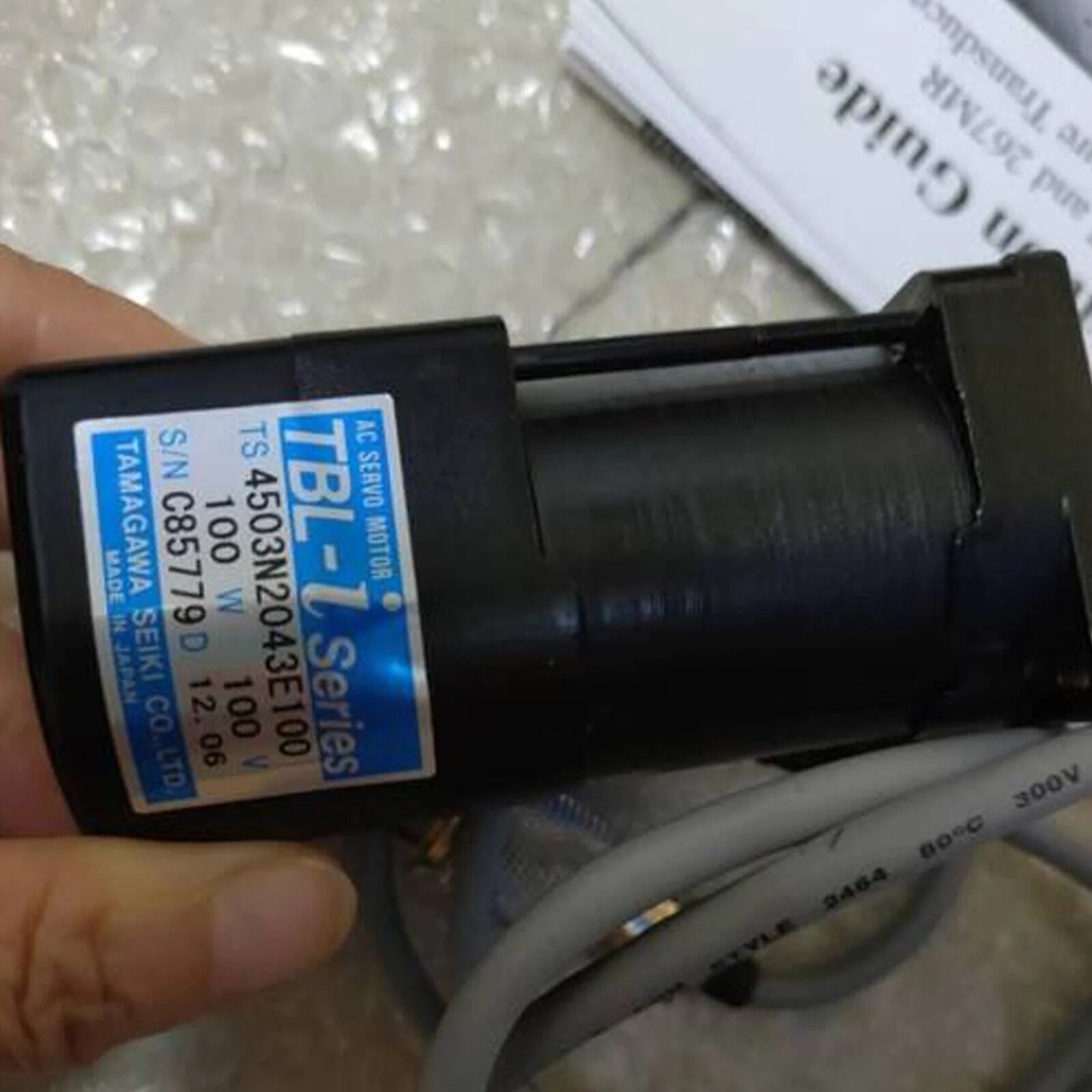Used TAMAGAWA AC Servo Motor TS4503N2043E100 100W - TAMAGAWA [4]