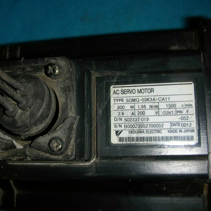 Used Yaskawa Servo Motor SGMG-03K3A-CA11 Tested In Good Condition - YASKAWA [2]