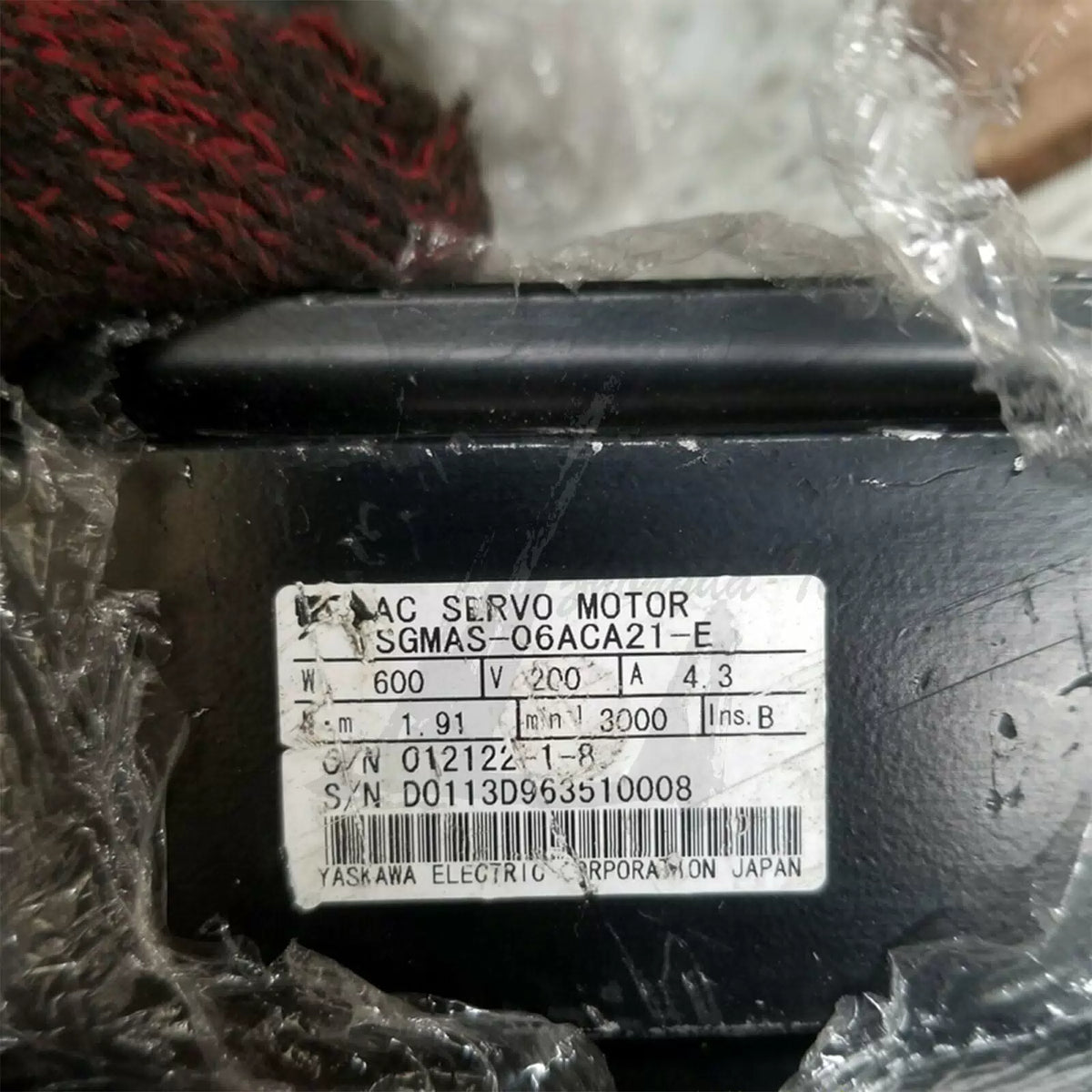 Used Yaskawa servo motor SGMAS-06ACA21-E Tested In Good Condition - YASKAWA [1]