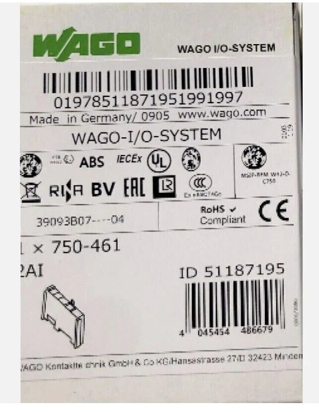 WAGO 750-461 | 2-Channel Analog Input PLC Module - WAGO [1]