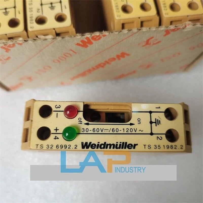 Weidmuller 0198220000 SAKT 2LD 120VAC Terminal Block - 1 Piece - WEIDMULLER [1]