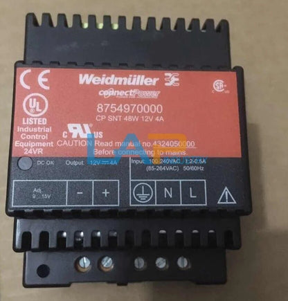 Weidmuller CP SNT 48W Power Supply Module 12V 4A 8754970000 - WEIDMULLER [2]