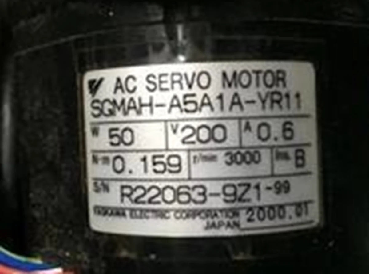 YASKAWA Servo Motor SGMAH-A5A1A-YR11 - YASKAWA [1]