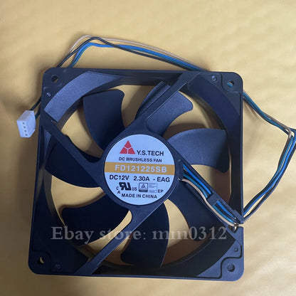 Y.S.Tech FD121225SB 12V 2.3A 4-wire PWM temperature control fan - Y.S.TECH [1]