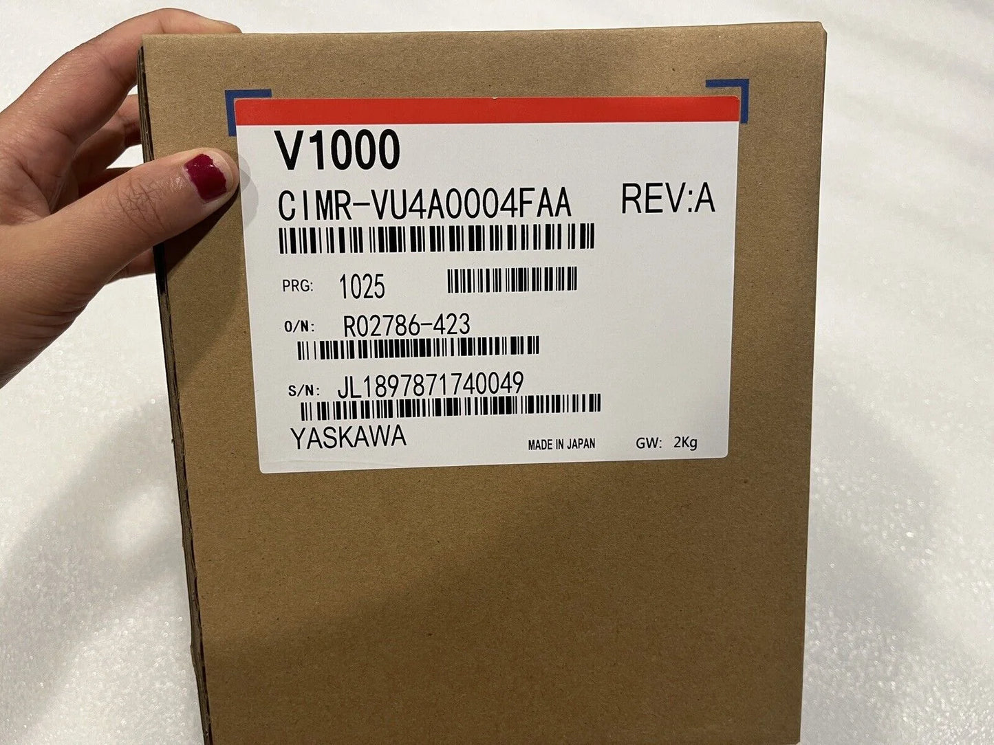 Yaskawa CIMR-VU4A0004FAA Variable Frequency Drive - YASKAWA [2]