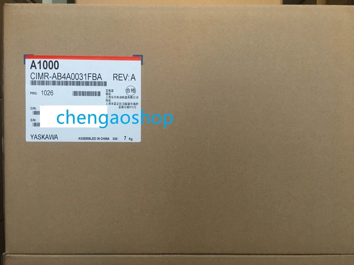 Yaskawa Inverter Model: CIMR-AB4A0031FBA - YASKAWA [1]