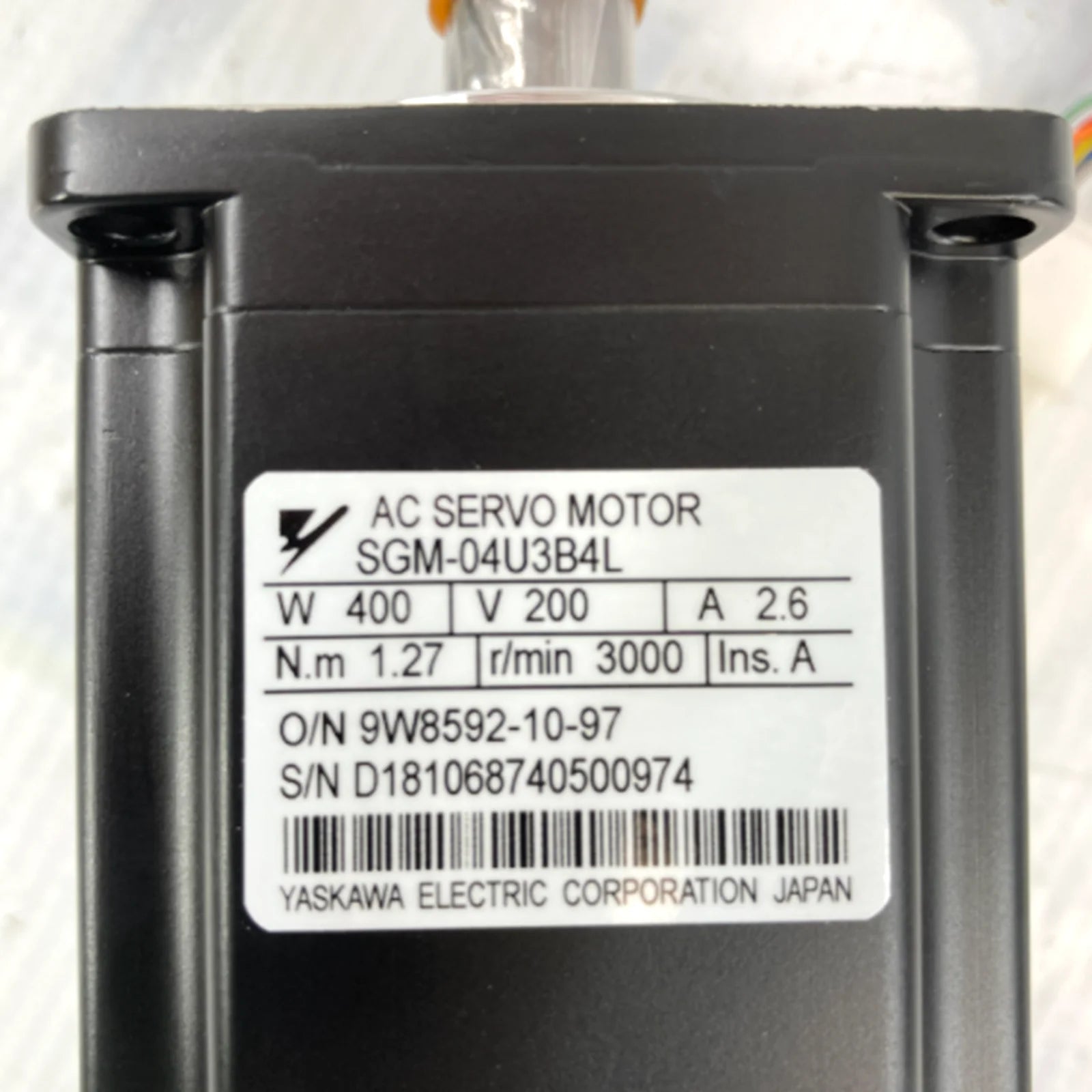 Yaskawa SGM-04U3B4L Servo Motor - YASKAWA [1]