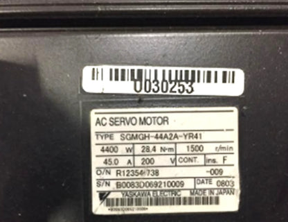Yaskawa servo motor SGMGH-44A2A-YR41 - YASKAWA [2]