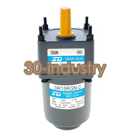 ZD 3IK15RGN-C Gear Motor 15W 220V - Multiple Variants Available - ZD [1]