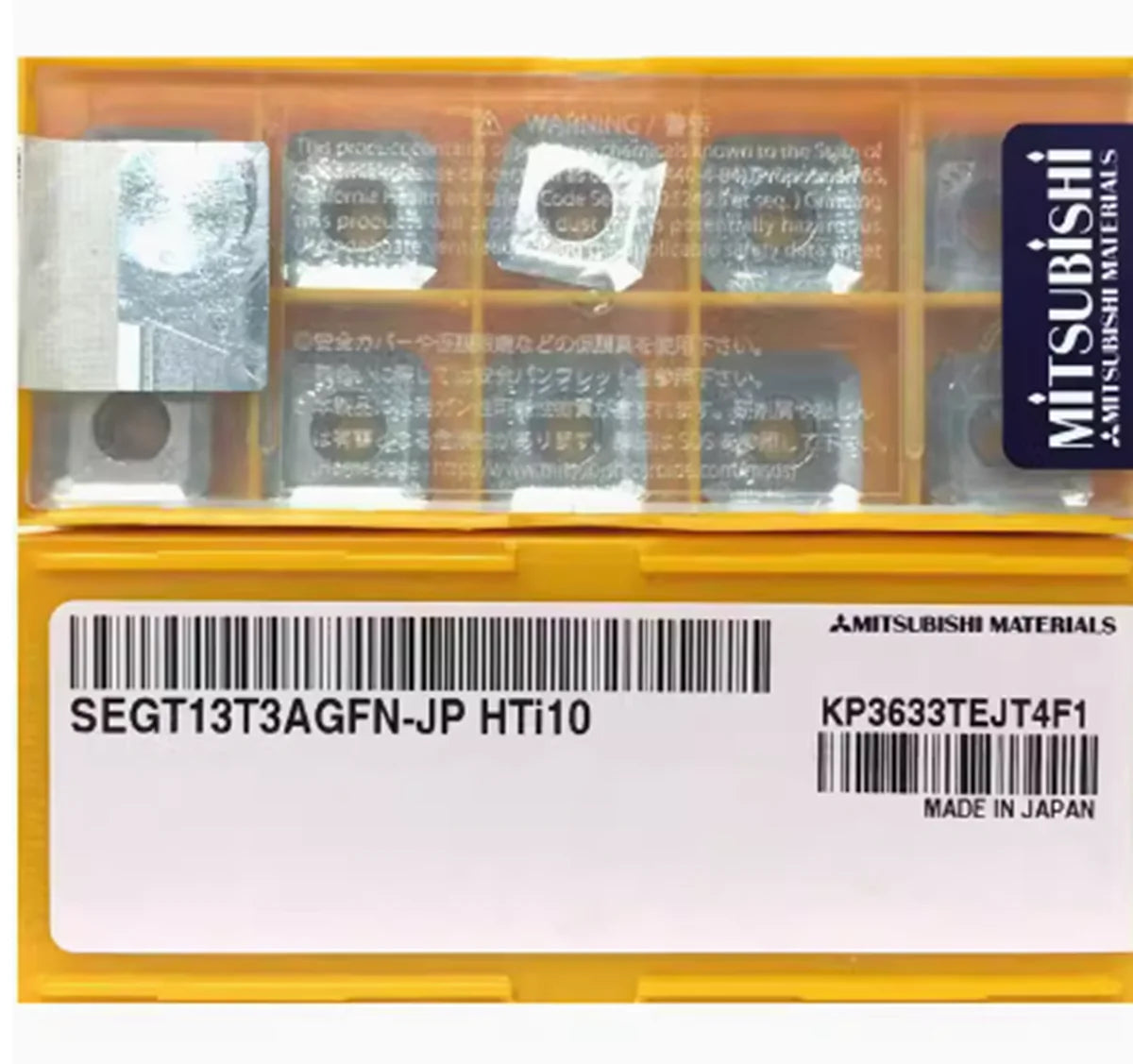 mitsubishi segt13t3agfn-jp ht10 carbide insert - MITSUBISHI [1]