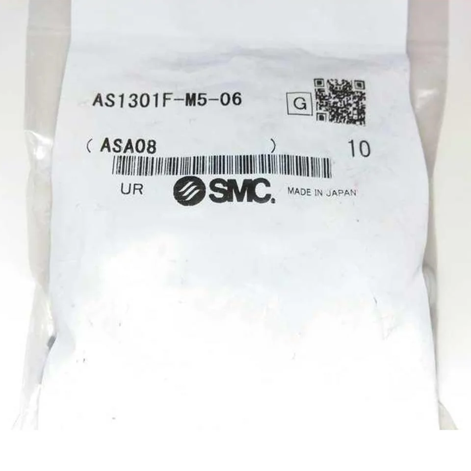 new 10PCS SMC AS1301F-M5-06 Speed Control Valve AS1301FM506 - SMC [3]