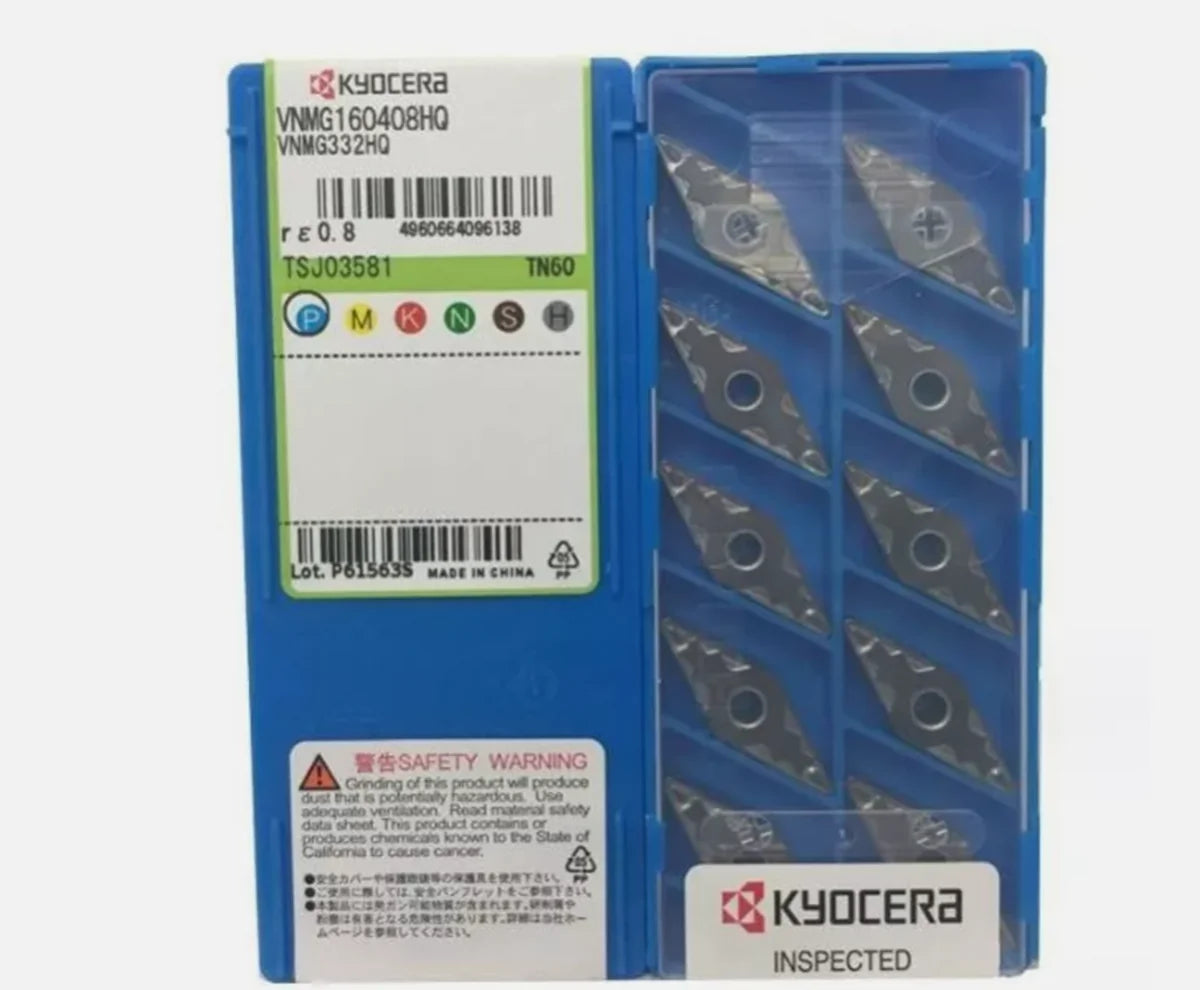 new 10PCS/ KYOCERA VNMG160408 TN60 VNMG332 Cermet Inserts - KYOCERA [1]