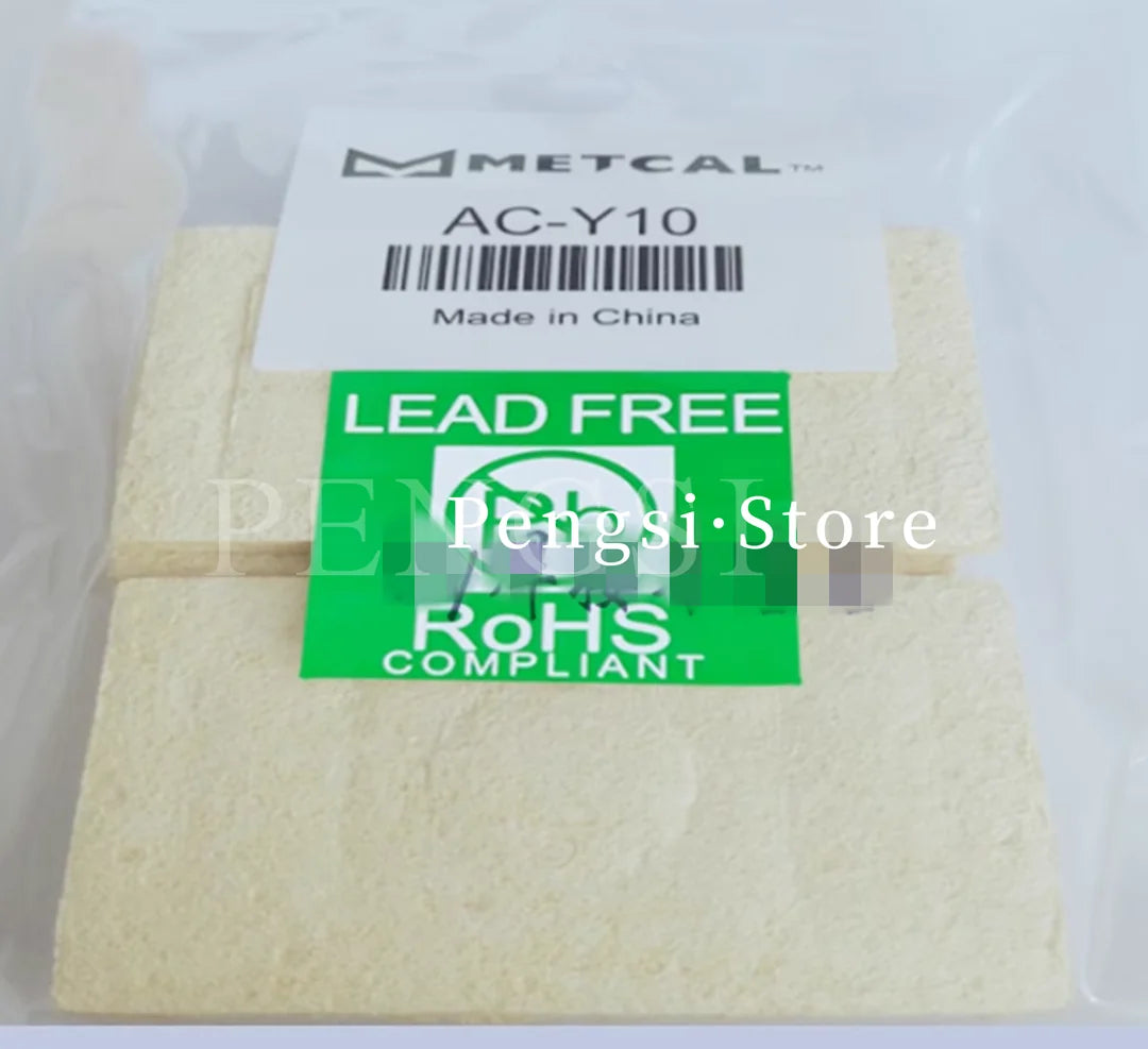 new 10/pack AC-Y10 Rectangular Soldering Iron Sponge - OMRON [1]