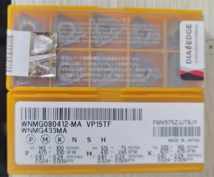 new 10pcs/box Mitsubishi WNMG080412-MA VP15TF Carbide Inserts - MITSUBISHI [2]