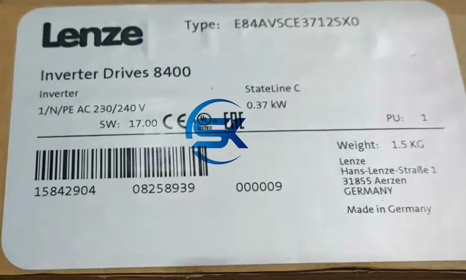 new 1PCS E84AVSCE3712SX0 LENZE frequency converter E84AVSCE3712SX0 - LENZE [1]