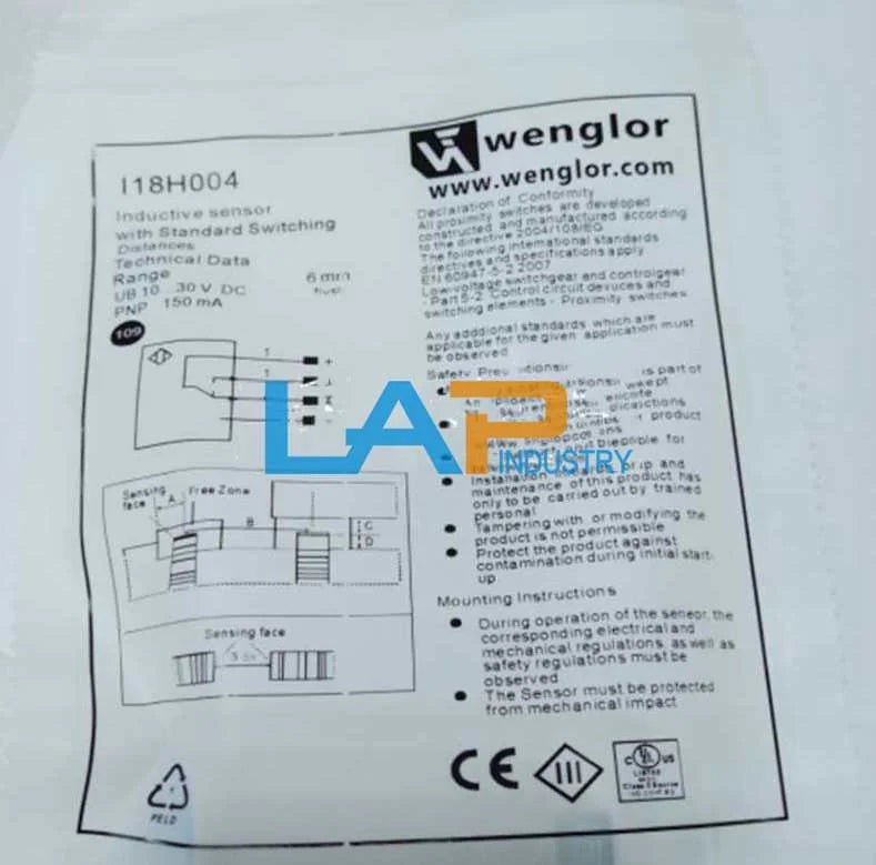 new 1PCS For Wenglor I18H004 Proximity Switch 10-30VDC 150mA Sensor - WENGLOR [1]