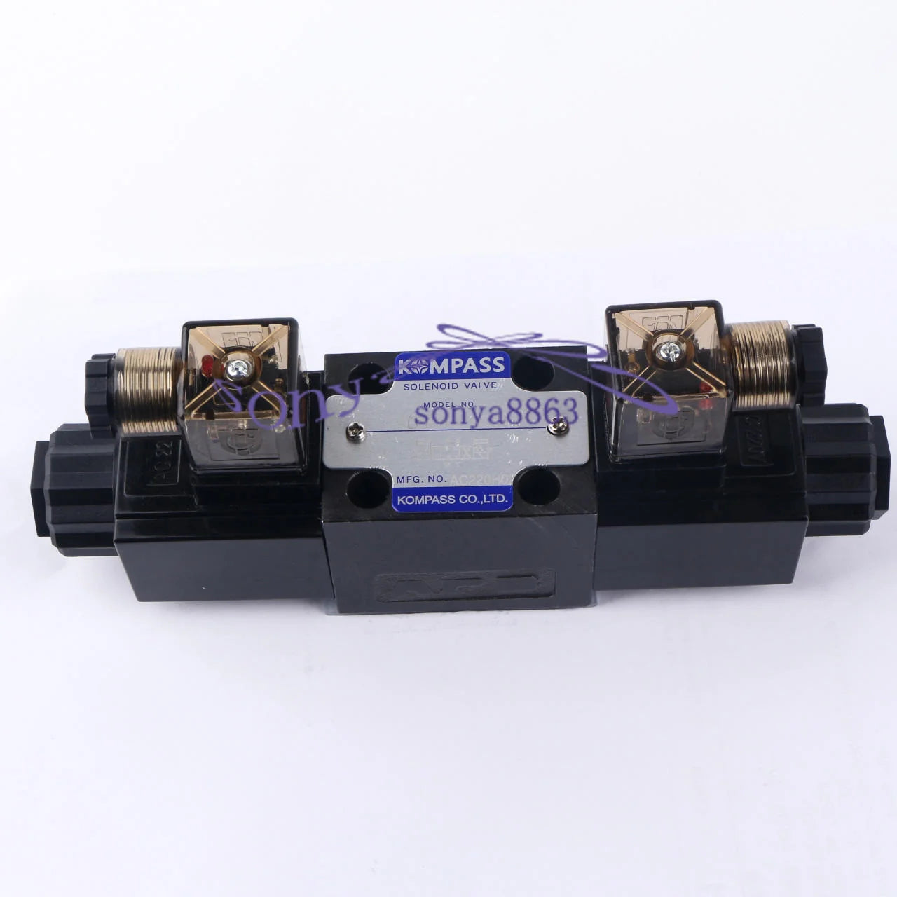 new 1PCS KOMPASS Electromagnetic directional valve D5-02-3C2 AC220V - KOMPASS [4]