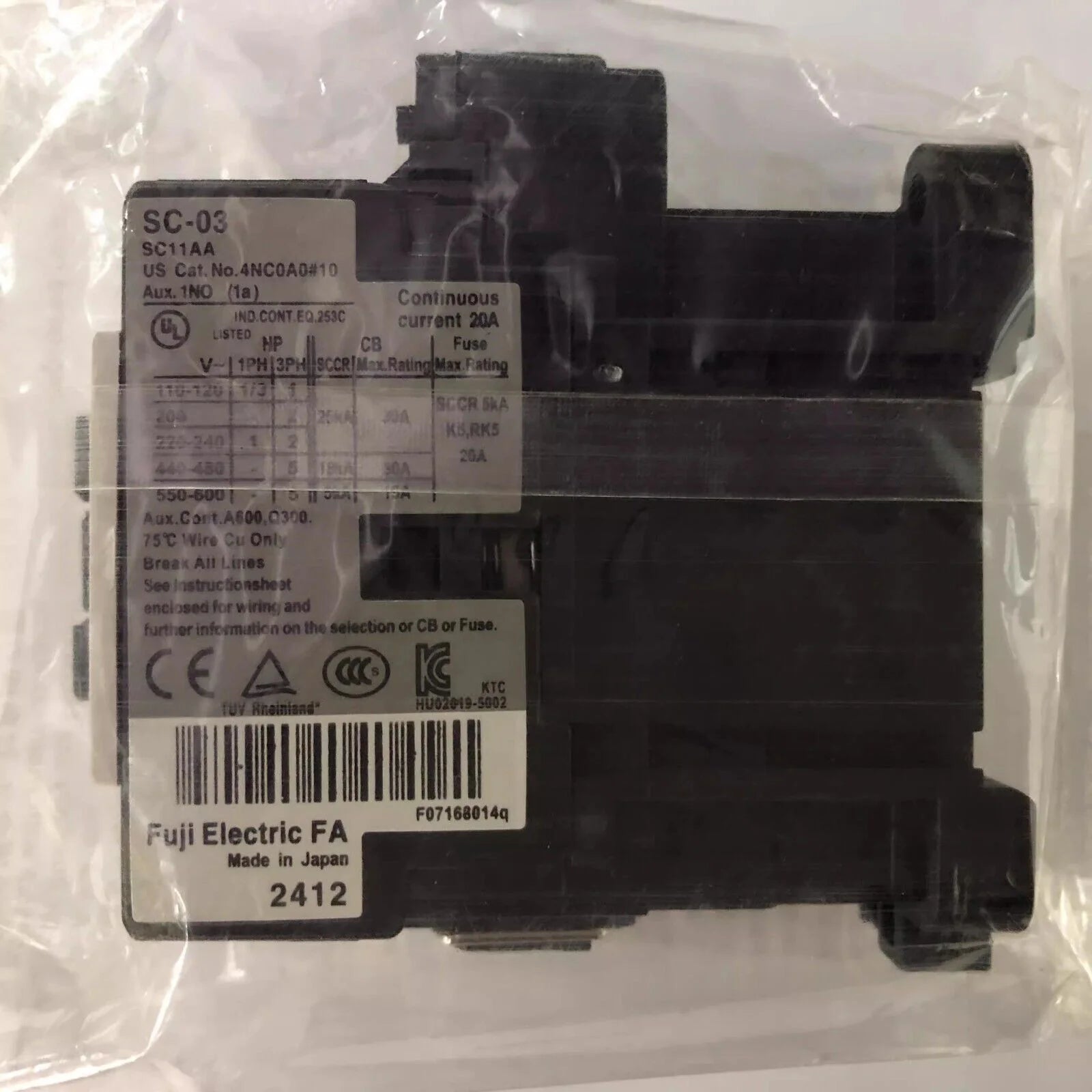 new 1PCS for Fuji SC-03 AC110V AC Contactor 4 long open - KOEED [2]