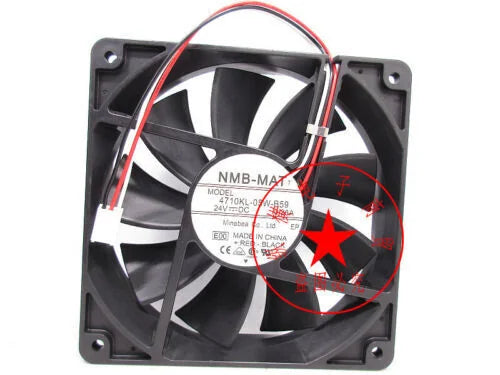 new 1PC 0.38A inverter cooling fan 4710KL-05W-B59 12025 12CM 24V - VENDOR XYZ [1]