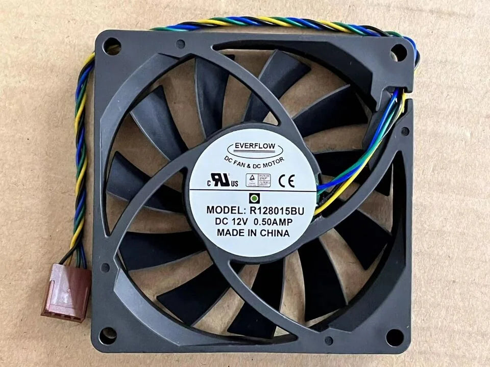 new 1PC 4-wire Double Ball CPU Fan R128015BU 8015 12V 0.50A - XYZ PLC SOLUTIONS [3]