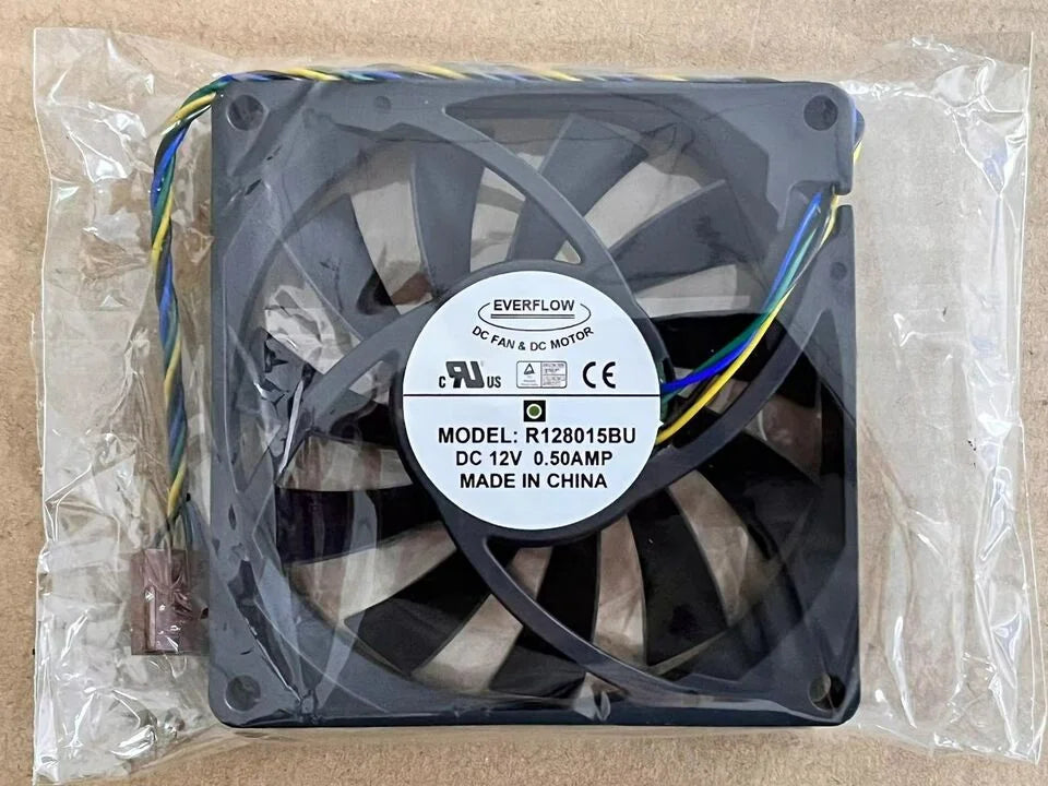 new 1PC 4-wire Double Ball CPU Fan R128015BU 8015 12V 0.50A - XYZ PLC SOLUTIONS [6]