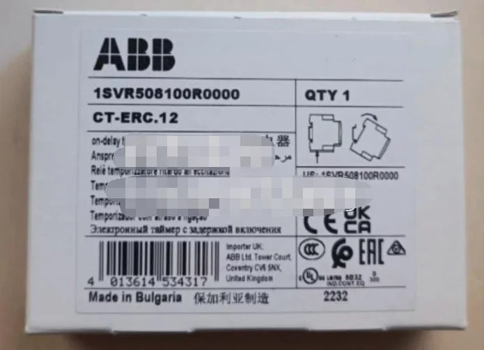 new 1PC ABB CT-ERC.12 1SVR508100R0000 Time Relay In Box - ABB [1]
