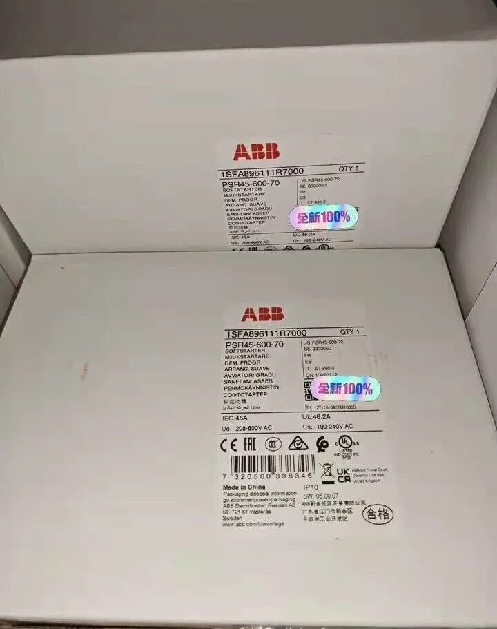 new 1PC ABB PSR45-600-70 1SFA896111R7000 Soft Starter Expeidted - ABB [2]
