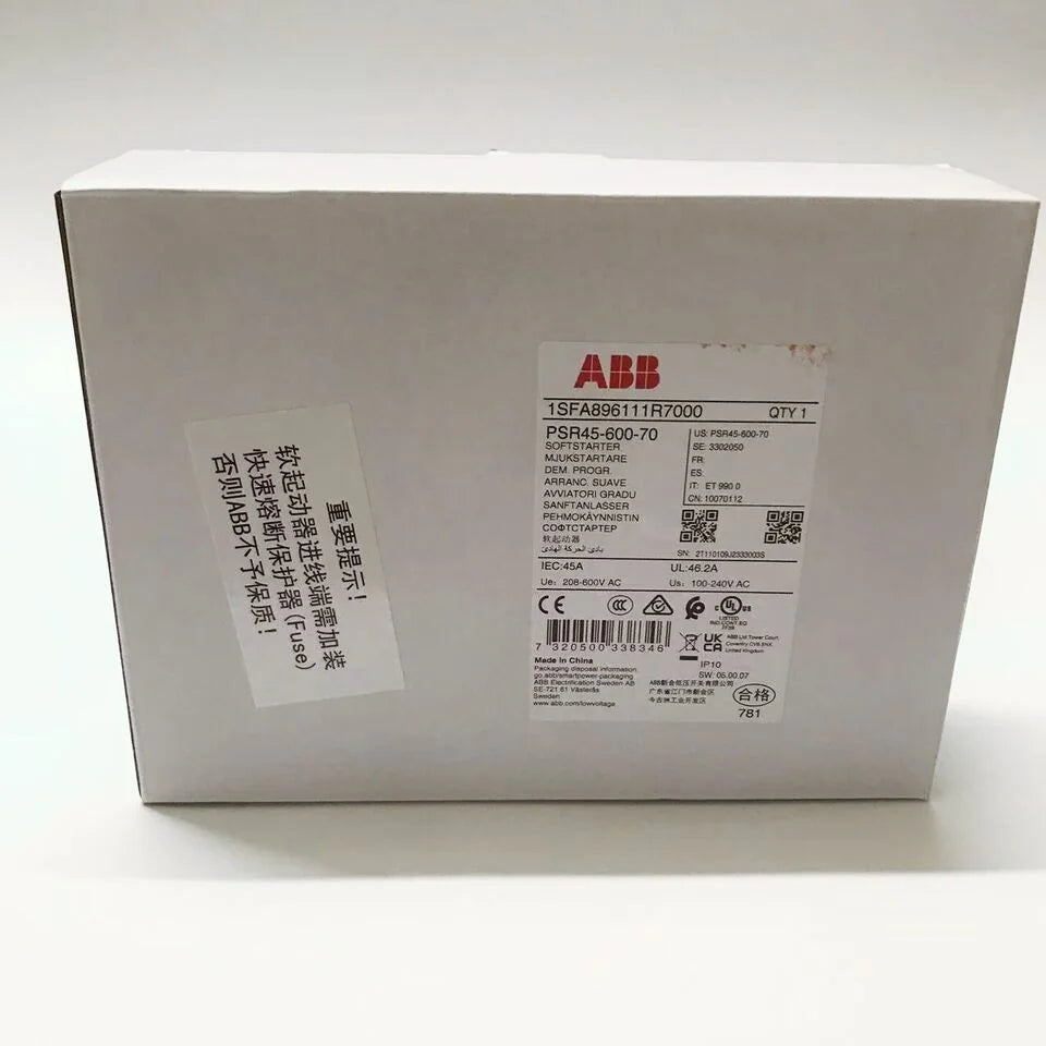 new 1PC ABB PSR45-600-70 1SFA896111R7000 Soft Starter Expeidted - ABB [3]