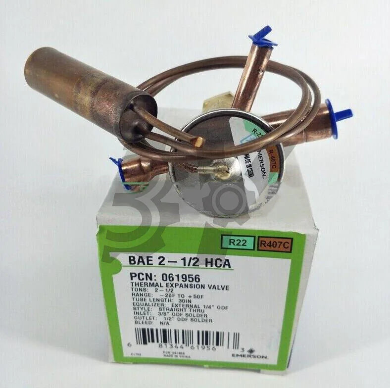 new 1PC Emerson Thermal Expansion Valve BAE 2-1/2 HCA - EMERSON [3]