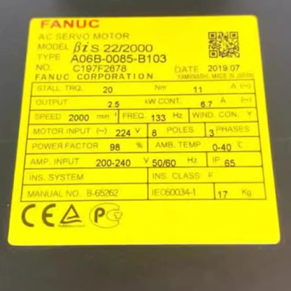 new 1PC FANUC A06B-0085-B103 Servo Motor A06B0085B103 ping - FANUC [1]