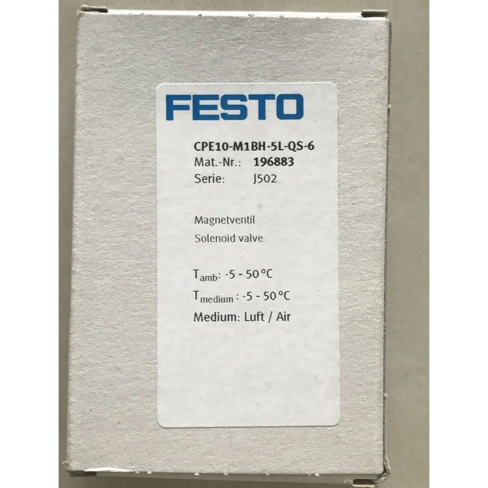 new 1PC Festo CPE10-M1BH-5L-QS-6 196883 Solenoid Valve ping - FESTO [2]