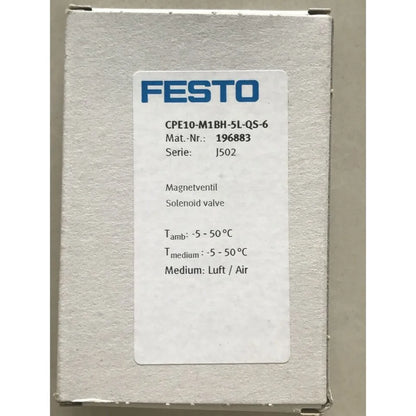 new 1PC Festo CPE10-M1BH-5L-QS-6 196883 Solenoid Valve ping - FESTO [2]