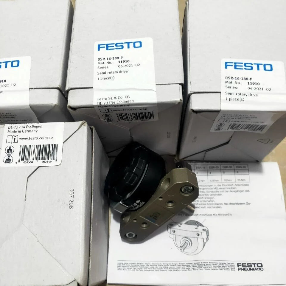 new 1PC Festo DSR16-180-P 11910 Pneumatic Rotary Drive ping - FESTO [1]