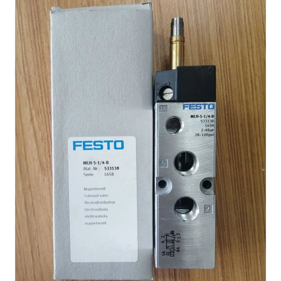 new 1PC Festo MLH-5-1/4-B 533138 Solenoid Valve MLH514B - FESTO [2]