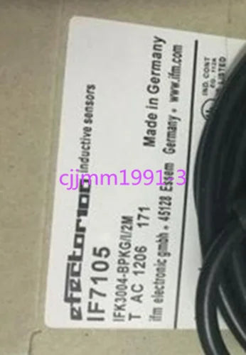 new 1PC IFM Proximity Switch Sensor IF7105 IFK3004-BPKG/I/2M - IFM [2]