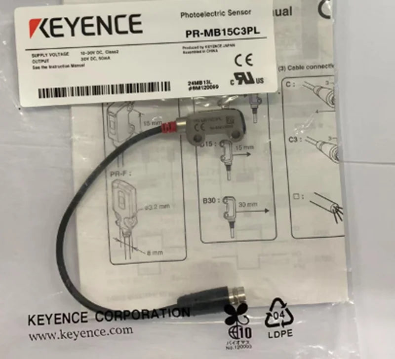 new 1PC Keyence PR-MB15C3PL PR-MB15C3PL Photoelectric Sensor ping - KEYENCE [1]