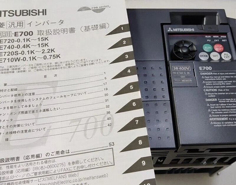 new 1PC Mitsubishi FR-E740-2.2K-CHT Inverter ping FRE74022KCHT - MITSUBISHI [2]