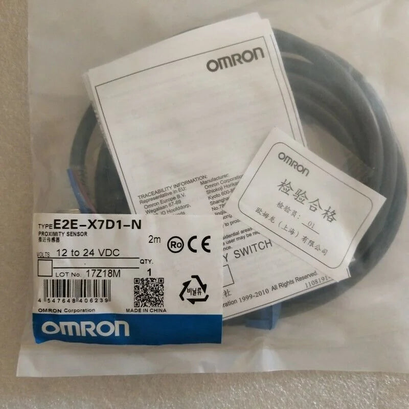 new 1PC Omron E2E-X7D1-N 12-24VDC 2M Proximity Switch E2EX7D1N - OMRON [2]