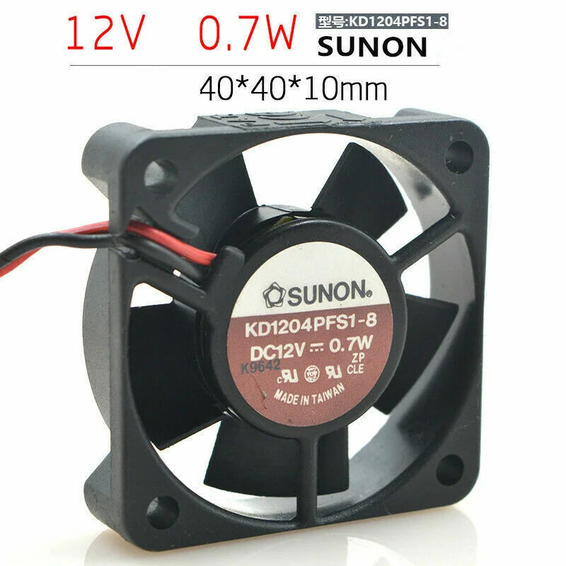 new 1PC Router Cooling Fan 2-WIRE KD1204PFS1-8 4CM 12v 0.7W 40*40*10 - KD [3]