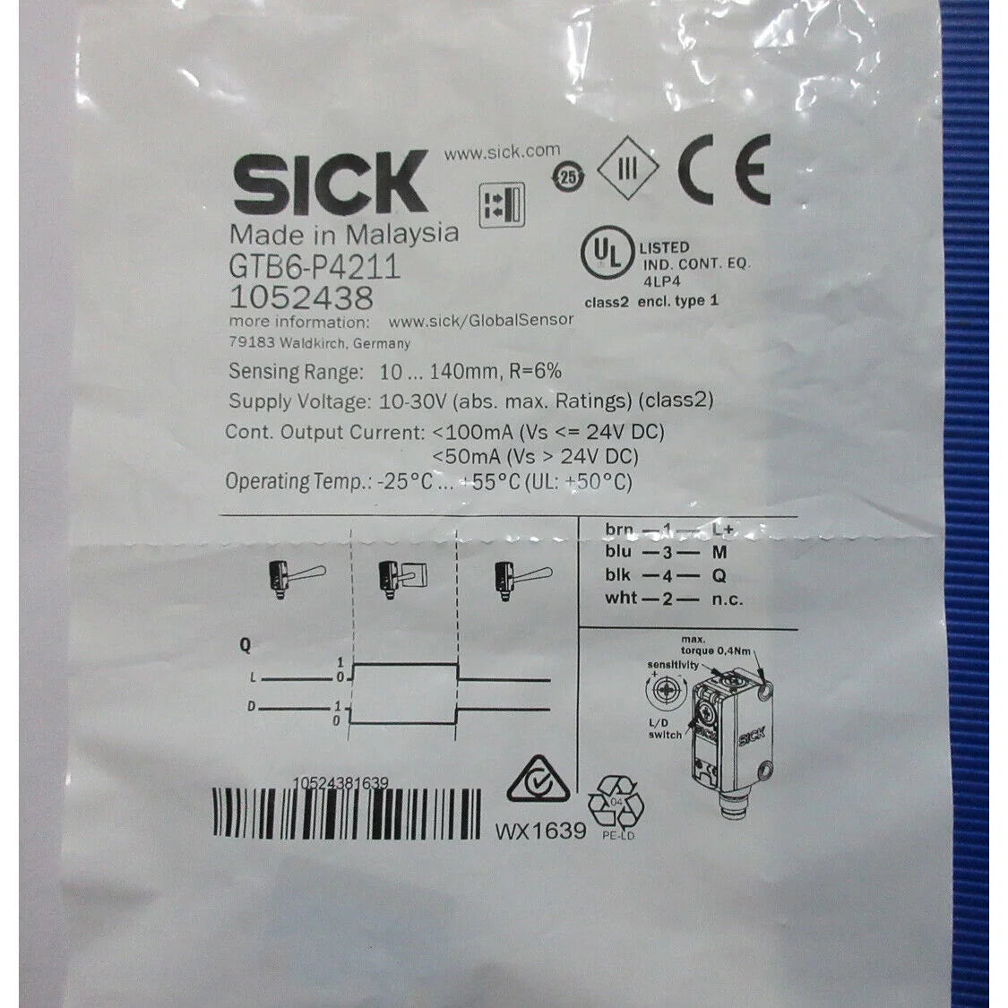 new 1PC SICK photoelectric sensors GTB6-P4211 1052438 Fast - SICK [4]