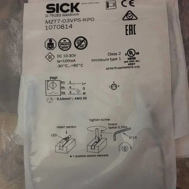 new 1PC Sick MZT7-03VPS-KPO Magnetic Switch Sensor MZT703VPSKPO - SICK [2]