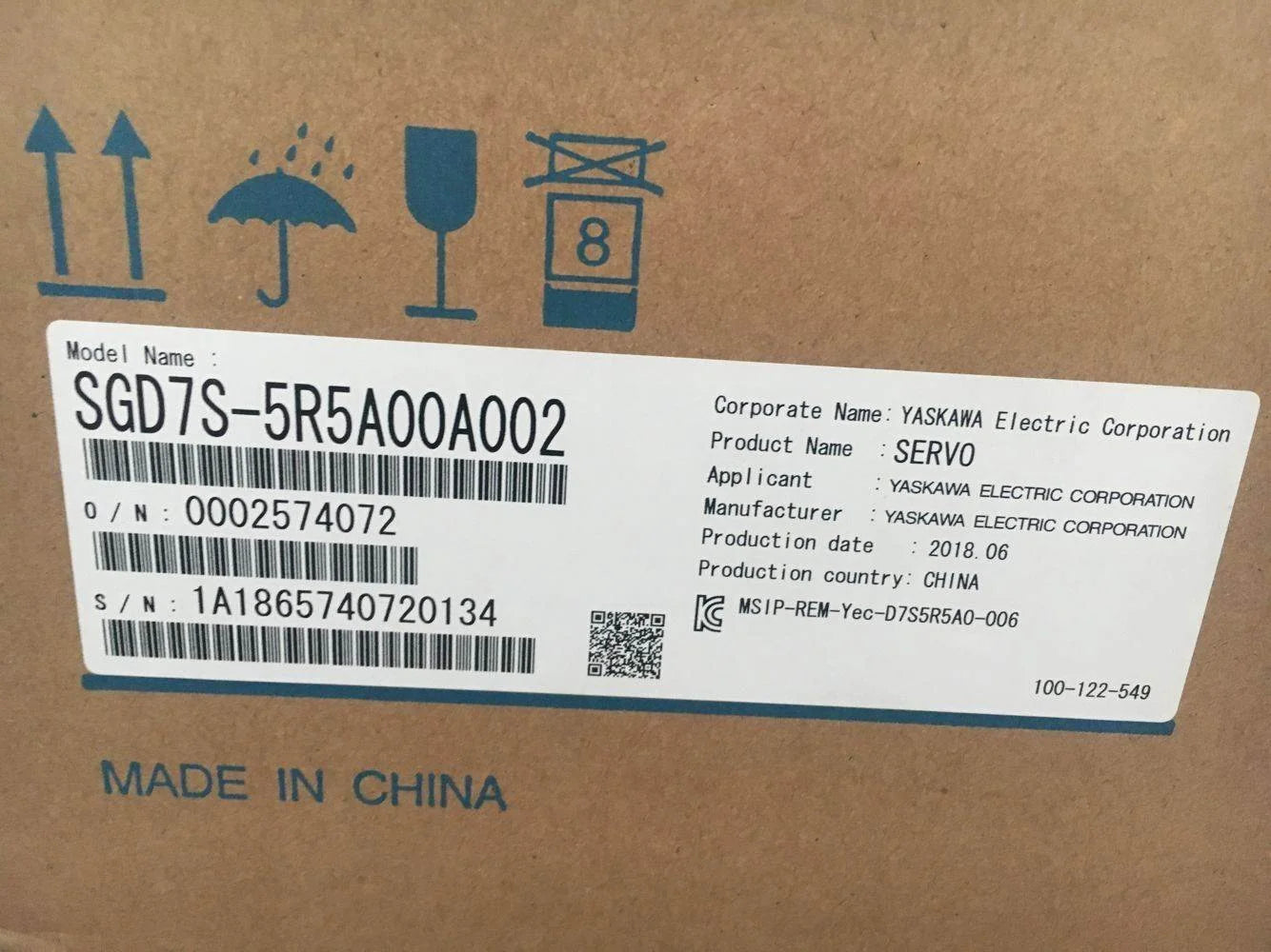 new 1PC YASKAWA SGD7S-5R5A00A002 Servo Drive SGD7S5R5A00A002 - YASKAWA [1]