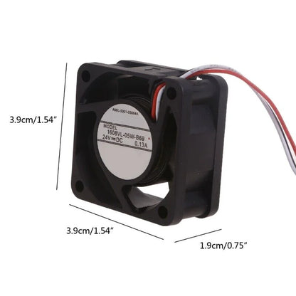 new 1PC for 24V 0.09A 3.9cm System Cooling Fan A90L-0001-0575#A 1608VL-05W-B69 Fan - KOEED [1]