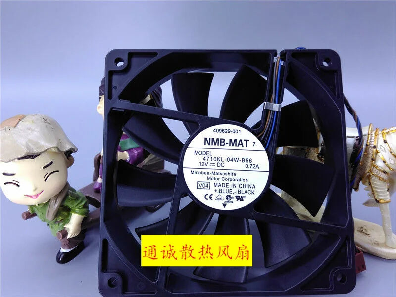 new 1PC four-wire temperature control fan 12025 4710KL-04W-B56 12V 0.72A - OMRON [1]