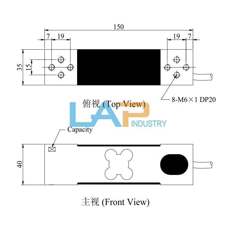 new 1Pcs For mavin electronic scale platform scale weighing sensor NA2-350KG - MAVIN [1]